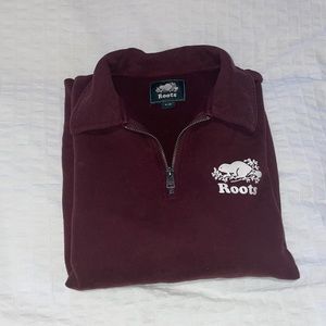 Roots Quarter zip sweatshirt